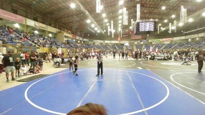 70 lbs Semifinal - Kymani Peak, Ready RP Nationals Wrestling Team vs Bentley Churape, Pomona Elite