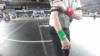 Boys 1B/2B 132 Cons. Semi - Simeone Jackson-Cruz, Forks vs Carson Kline, Reardan