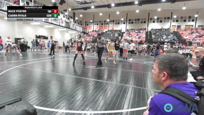 119 lbs Semifinal - Race Foster, Tahlequah Wrestling Club vs Caden Ryals, Fort Gibson Youth Wrestling
