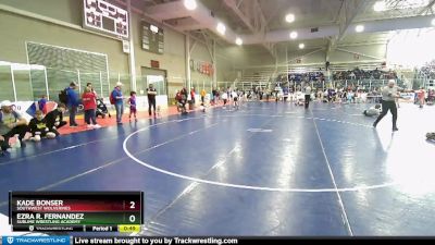 71 lbs Semifinal - Ezra R. Fernandez, Sublime Wrestling Academy vs Kade Bonser, Southwest Wolverines