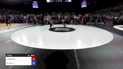 157 lbs Cons 64 #2 - Jacob Barlow, TN vs Hayze Ivey, OK