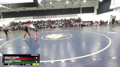 170 lbs Semifinal - Ashley Toledo, Santiago/Corona vs Elizabeth Reyes, Birmingham