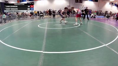 190 lbs Cons. Round 4 - Liam Johnson, Virginia Team Predator vs West Wingate, Noke Wrestling RTC