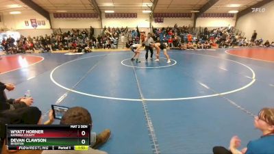 144B Semifinal - Devan Clawson, Riverton vs Wyatt Horner, Natrona County