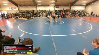 144B Semifinal - Devan Clawson, Riverton vs Wyatt Horner, Natrona County