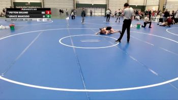 92-100 lbs Quarterfinal - Peyton Eklund, HWA vs Grace Mancuso, Athens Academy