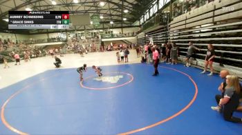 61-67 lbs Round 1 - Grace Sinks, TJ Trained Wrestling vs Aubrey Schmieding, O`Fallon Little Panthers WC