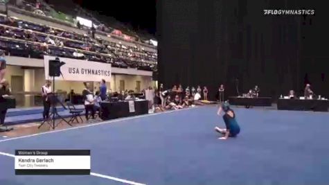 Kendra Gerlach - Women's Group, Twin City Twisters - 2021 Women's Xcel Region 4 Championships