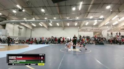 130 lbs Semifinal - Trinity Diamond, Woodland Park vs Aubrey Dare, Severance