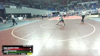 6A-126 lbs Cons. Round 3 - Max Vander Meide, McMinnville vs James Duncans, Century