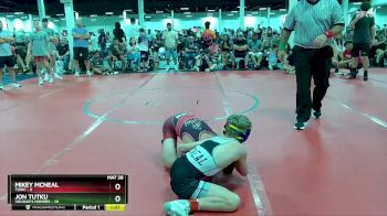 96 lbs Round 2 (4 Team) - Jon Tutku, Vougar`s Honors vs Mikey McNeal, TDWC