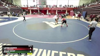 285 lbs Quarterfinal - Bishop McCoy, Millersville vs Layton Schmick, East Stroudsburg