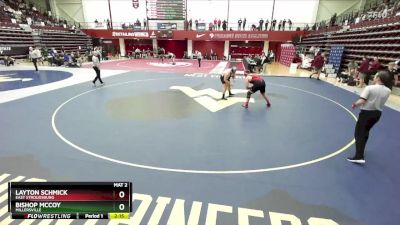 285 lbs Quarterfinal - Bishop McCoy, Millersville vs Layton Schmick, East Stroudsburg