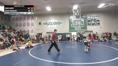 31 lbs Round 2 - Elias Hesnard, Hampton Dumont vs Theo Heidt, Hudson Pirate Elite