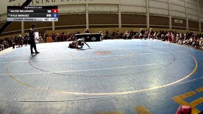 126 lbs Champ. Round 3 - Jacob Millward, Sanderson Wrestling Academy vs Kyle Menuez, Black Fox Wrestling Academy