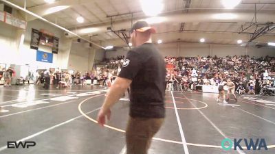 110 lbs Quarterfinal - Millie Rumsey, Pawhuska Elks Takedown vs Abigail Jacobsen, Sperry Wrestling Club