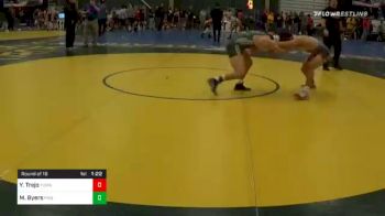 160 lbs Prelims - Yahir Trejo, Yuma Wrestling vs Mickael Byers, Pine Creek High School