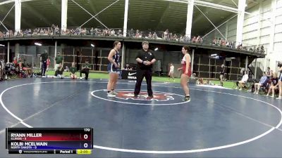 170 lbs Round 2 (6 Team) - Ryann Miller, Illinois vs Kolbi McElwain, North Dakota