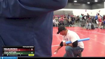 159 lbs Placement Matches (8 Team) - Cole Bartlein, LaCrosse Area Wrestlers(WI) vs Nolan Dietrich, Junior Terps Xpress (MY)