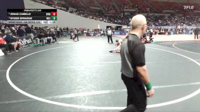 6A Boys 132 lbs Semifinal - Jonas Camillo, Sprague Boys vs Ryder Sprague, West Linn Boys