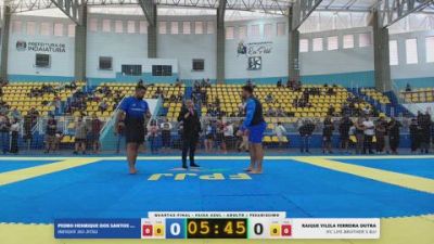 PEDRO HENRIQUE DOS SANTOS PERDAO vs RAIQUE VILELA FERREIRA DUTRA 2026 FPJJ Campeonato Paulista Sem Kimono