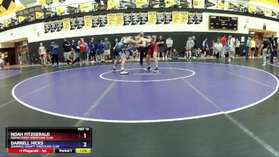 165 lbs Cons. Round 3 - Noah Fitzgerald, Indian Creek Wrestling Club vs Darrell Hicks, Jennings County Wrestling Club