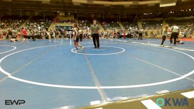 78 lbs Semifinal - Adaline Bowman, Dark Cloud Wrestling Club vs Arihana Gifford, Tahlequah Wrestling Club