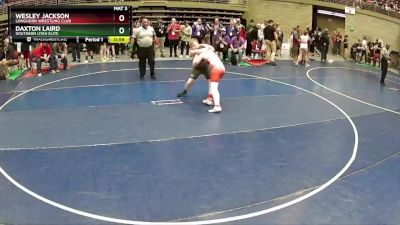 120 lbs Cons. Round 3 - Daxton Laird, Southern Utah Elite vs Wesley Jackson, Longhorn Wrestling Club