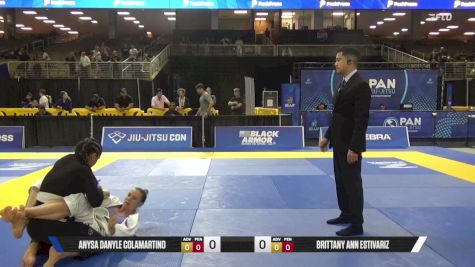 Brittany Ann Estivariz vs Anysa Danyle Colamartino 2026 Pan Jiu Jitsu IBJJF Championship
