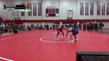174 lbs Quarterfinal - Jesse Rubio, Corban University vs Bridger Foss, Southern Oregon