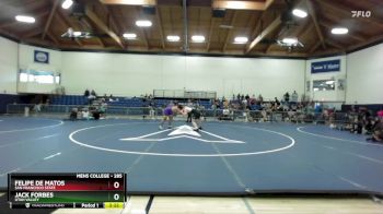 285 lbs 1st Place Match - Felipe De Matos, San Francisco State vs Jack Forbes, Utah Valley