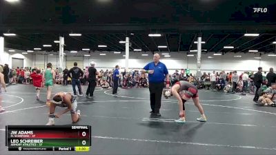 130 lbs Semis (4 Team) - JW Adams, FL Scorpions vs Leo Schreiber, Armory Athletics