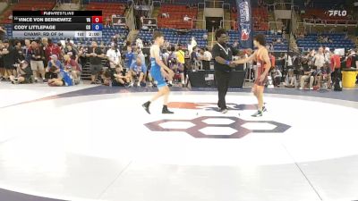 106 lbs Champ. Rd Of 64 - Vince Von Bernewitz, VA vs Cody Littlepage, CO