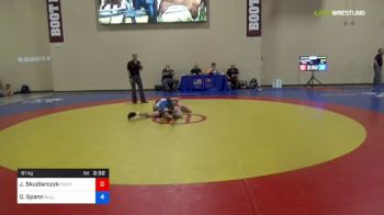 61 kg 7th Place - Jack Skudlarczyk, Panther Wrestling Club RTC vs Derek Spann, Bulls Wrestling Club