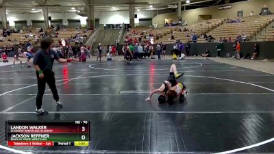 70 lbs Semifinal - Jackson Reffner, Bradley Pride Wrestling vs Landon Walker, Glasgow Wrestling Academy