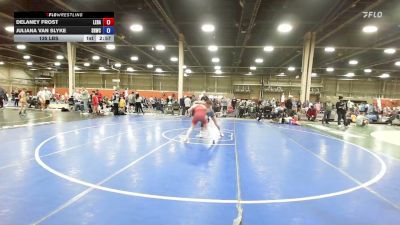 135 lbs Rr Rnd 4 - Delaney Frost, Lebanon Die Hard Wrestling - GHSE vs Juliana Van Slyke, South Hills Wrestling Academy - GHSE