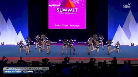 Rebelz Cheer - Rampage [2026 L3 Junior - D2 - Small - B Semis] 2026 The D2 Summit