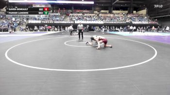 106 lbs Quarterfinal - Parker Landers, Wichita-Bishop Carroll HS vs Gaven Deneault, Hays HS