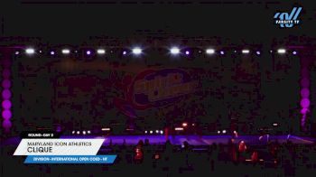 Maryland Icon Athletics - Clique [2025 L6 International Open Coed - NT Day 2] 2025 Spirit Cheer Super Nationals