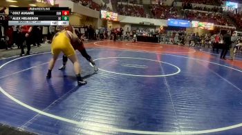 200 lbs 5th Place Match - Alex Helgeson, Shelby Coyotes vs Colt Augare, Babb