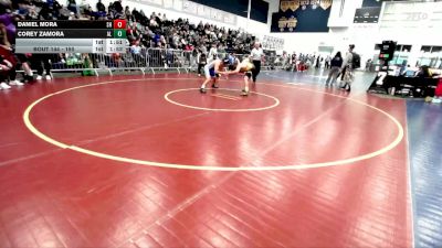 150 lbs Champ. Round 1 - Daniel Mora, Sunny Hills vs Corey Zamora, Alta Loma