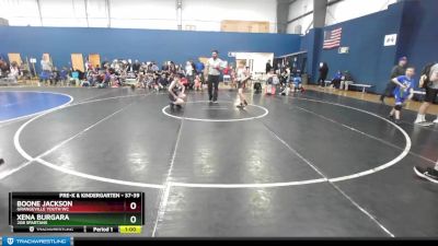 93-107 lbs Round 5 - Flynn Overall, Hawk Wrestling Club vs Blake Bourland, Mountain Man Wrestling Club