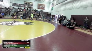 53 lbs Cons. Round 3 - Azidya Clark, Toppenish USA Wrestling Club vs Cameron Howell, Washington