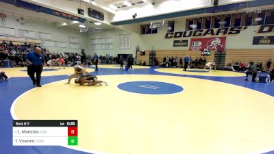 123 lbs Consi Of 16 #2 - Leo Maestas, Clovis West vs Tyler Vivanco, Corner Canyon (UT)