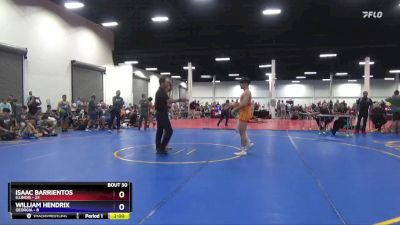 165 lbs Placement Matches (16 Team) - Isaac Barrientos, Illinois vs William Hendrix, Georgia