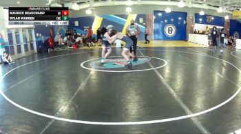 144 lbs Quarters & Wb (16 Team) - Maurice Beauchamp, OutKast WC vs Dylan Warren, Eagles WC