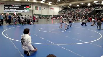 78-86 lbs Quarterfinal - Piper Gengler, Wrestling With Character vs Remy Matthiessen, Hawks Wrestling Club (Lincoln)