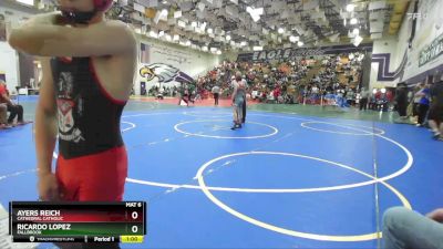 106 Boys Cons. Round 2 - Ayers Reich, Cathedral Catholic vs Ricardo Lopez, Fallbrook
