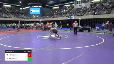 152 lbs Round Of 16 - Tanner Millward, New Sewickley, PA vs Jimmy Weikel, Frackville, PA