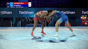 53 kg 1/4 Final - Luisa Elizabeth Valverde Melendres, Ecuador vs Akari Fujinami, Japan